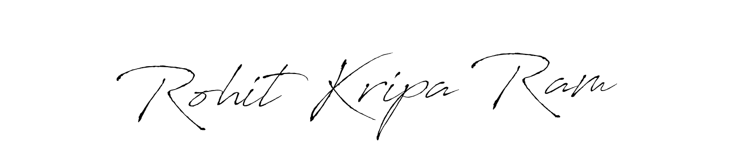 Design your own signature with our free online signature maker. With this signature software, you can create a handwritten (Antro_Vectra) signature for name Rohit Kripa Ram. Rohit Kripa Ram signature style 6 images and pictures png