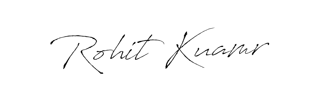 It looks lik you need a new signature style for name Rohit Kuamr. Design unique handwritten (Antro_Vectra) signature with our free signature maker in just a few clicks. Rohit Kuamr signature style 6 images and pictures png