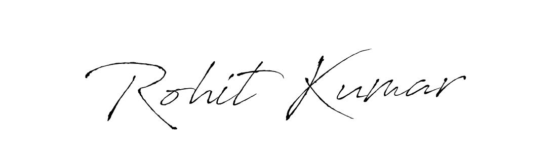 How to make Rohit Kumar name signature. Use Antro_Vectra style for creating short signs online. This is the latest handwritten sign. Rohit Kumar signature style 6 images and pictures png