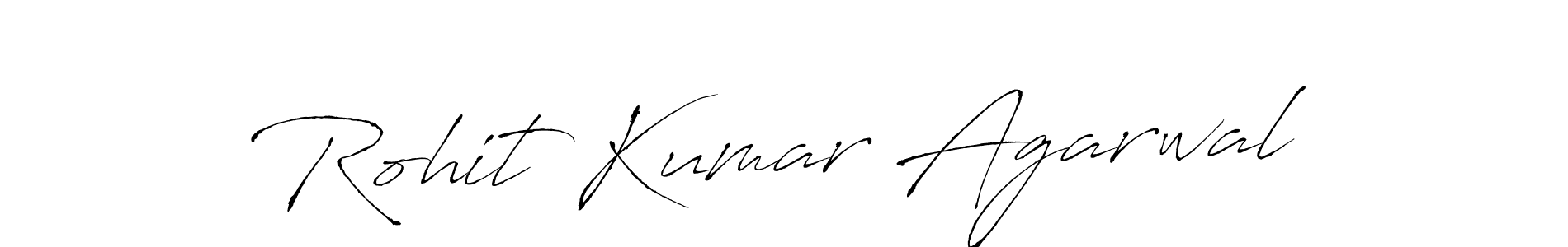 Design your own signature with our free online signature maker. With this signature software, you can create a handwritten (Antro_Vectra) signature for name Rohit Kumar Agarwal. Rohit Kumar Agarwal signature style 6 images and pictures png