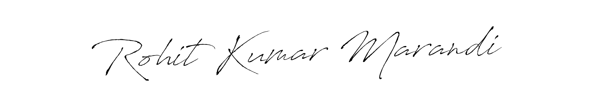 Create a beautiful signature design for name Rohit Kumar Marandi. With this signature (Antro_Vectra) fonts, you can make a handwritten signature for free. Rohit Kumar Marandi signature style 6 images and pictures png