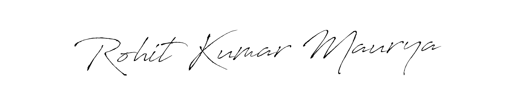 Use a signature maker to create a handwritten signature online. With this signature software, you can design (Antro_Vectra) your own signature for name Rohit Kumar Maurya. Rohit Kumar Maurya signature style 6 images and pictures png