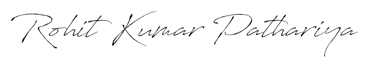 This is the best signature style for the Rohit Kumar Pathariya name. Also you like these signature font (Antro_Vectra). Mix name signature. Rohit Kumar Pathariya signature style 6 images and pictures png