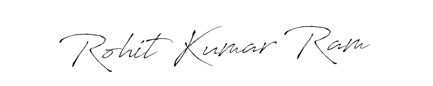 Antro_Vectra is a professional signature style that is perfect for those who want to add a touch of class to their signature. It is also a great choice for those who want to make their signature more unique. Get Rohit Kumar Ram name to fancy signature for free. Rohit Kumar Ram signature style 6 images and pictures png