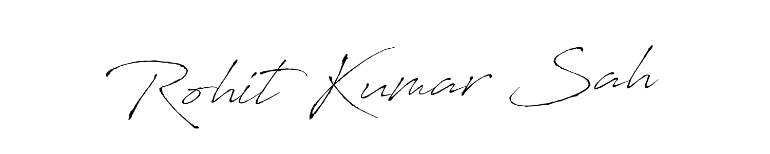 Rohit Kumar Sah stylish signature style. Best Handwritten Sign (Antro_Vectra) for my name. Handwritten Signature Collection Ideas for my name Rohit Kumar Sah. Rohit Kumar Sah signature style 6 images and pictures png