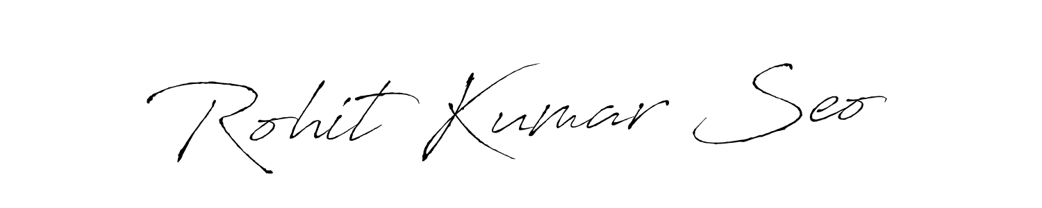 Create a beautiful signature design for name Rohit Kumar Seo. With this signature (Antro_Vectra) fonts, you can make a handwritten signature for free. Rohit Kumar Seo signature style 6 images and pictures png