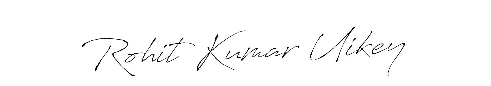 How to make Rohit Kumar Uikey signature? Antro_Vectra is a professional autograph style. Create handwritten signature for Rohit Kumar Uikey name. Rohit Kumar Uikey signature style 6 images and pictures png