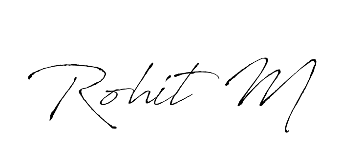 How to Draw Rohit M signature style? Antro_Vectra is a latest design signature styles for name Rohit M. Rohit M signature style 6 images and pictures png