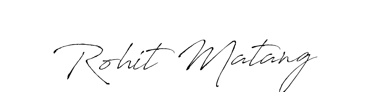 Make a beautiful signature design for name Rohit Matang. With this signature (Antro_Vectra) style, you can create a handwritten signature for free. Rohit Matang signature style 6 images and pictures png