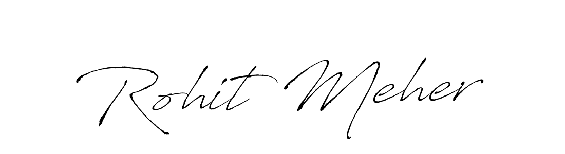 Use a signature maker to create a handwritten signature online. With this signature software, you can design (Antro_Vectra) your own signature for name Rohit Meher. Rohit Meher signature style 6 images and pictures png