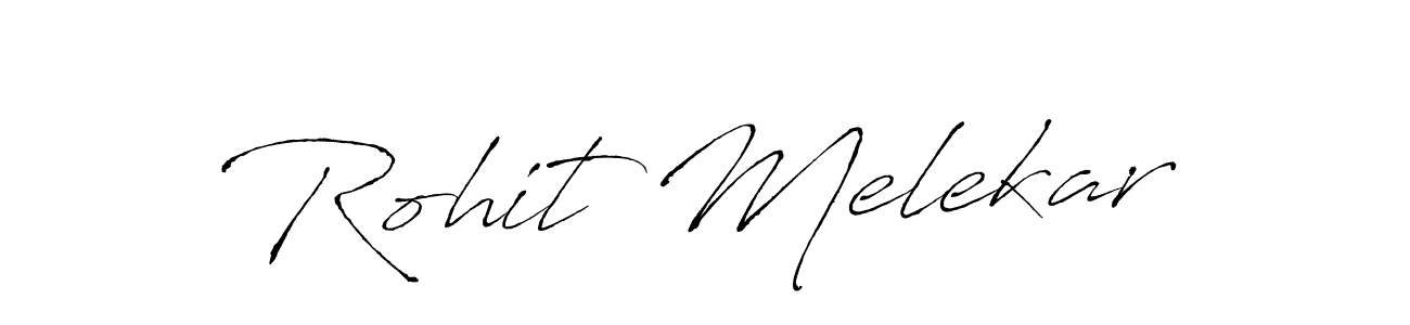 Use a signature maker to create a handwritten signature online. With this signature software, you can design (Antro_Vectra) your own signature for name Rohit Melekar. Rohit Melekar signature style 6 images and pictures png