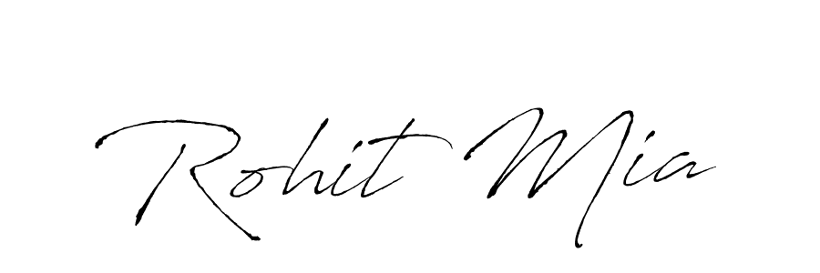 Create a beautiful signature design for name Rohit Mia. With this signature (Antro_Vectra) fonts, you can make a handwritten signature for free. Rohit Mia signature style 6 images and pictures png