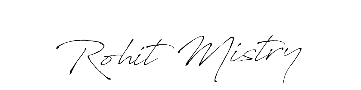 How to make Rohit Mistry name signature. Use Antro_Vectra style for creating short signs online. This is the latest handwritten sign. Rohit Mistry signature style 6 images and pictures png