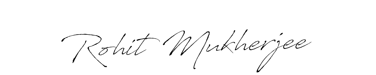 Design your own signature with our free online signature maker. With this signature software, you can create a handwritten (Antro_Vectra) signature for name Rohit Mukherjee. Rohit Mukherjee signature style 6 images and pictures png