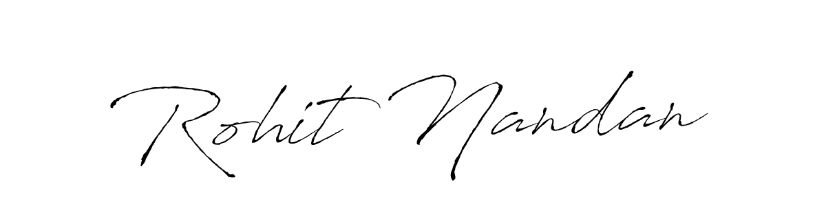 Also You can easily find your signature by using the search form. We will create Rohit Nandan name handwritten signature images for you free of cost using Antro_Vectra sign style. Rohit Nandan signature style 6 images and pictures png