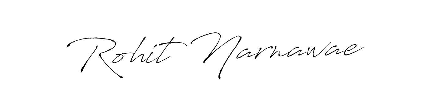 Design your own signature with our free online signature maker. With this signature software, you can create a handwritten (Antro_Vectra) signature for name Rohit Narnawae. Rohit Narnawae signature style 6 images and pictures png