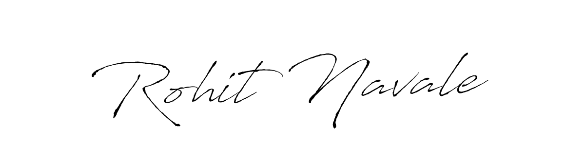 How to make Rohit Navale name signature. Use Antro_Vectra style for creating short signs online. This is the latest handwritten sign. Rohit Navale signature style 6 images and pictures png