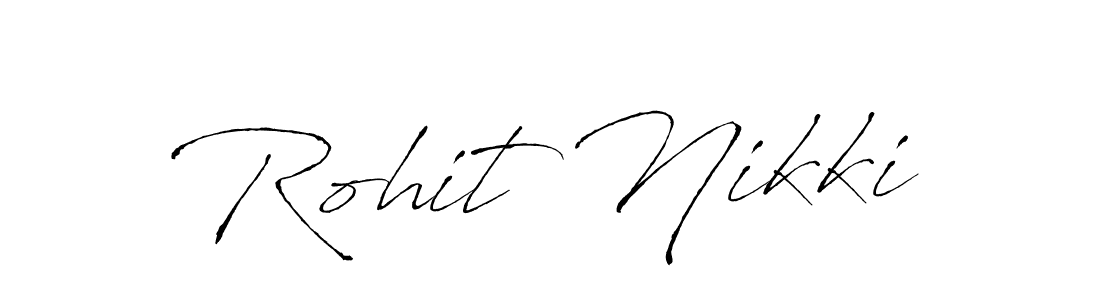 Also You can easily find your signature by using the search form. We will create Rohit Nikki name handwritten signature images for you free of cost using Antro_Vectra sign style. Rohit Nikki signature style 6 images and pictures png