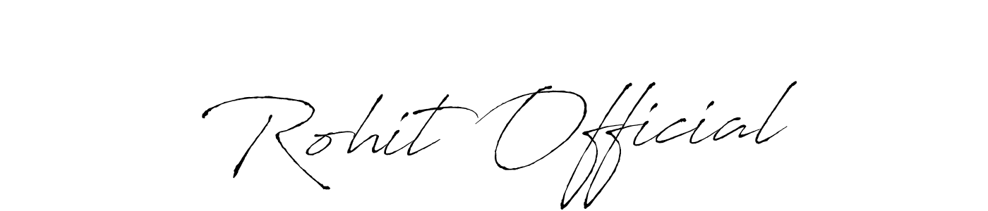 Make a beautiful signature design for name Rohit Official. Use this online signature maker to create a handwritten signature for free. Rohit Official signature style 6 images and pictures png