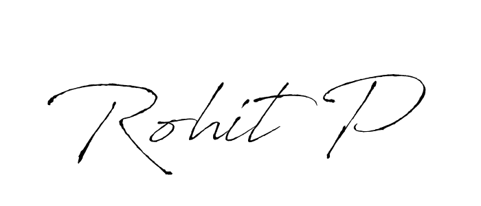 Also we have Rohit P name is the best signature style. Create professional handwritten signature collection using Antro_Vectra autograph style. Rohit P signature style 6 images and pictures png