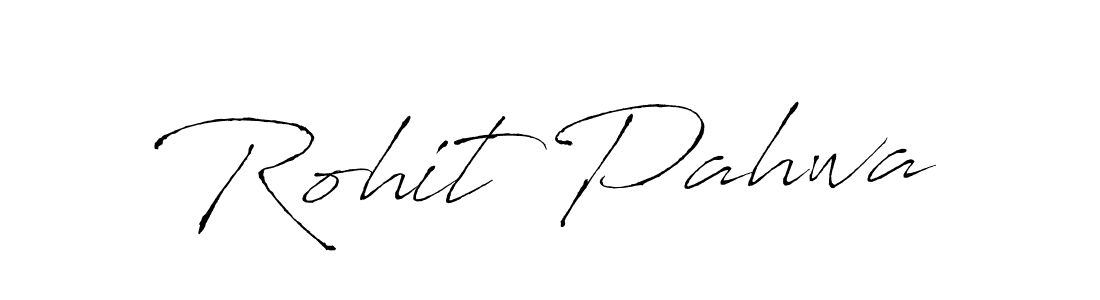 How to make Rohit Pahwa name signature. Use Antro_Vectra style for creating short signs online. This is the latest handwritten sign. Rohit Pahwa signature style 6 images and pictures png