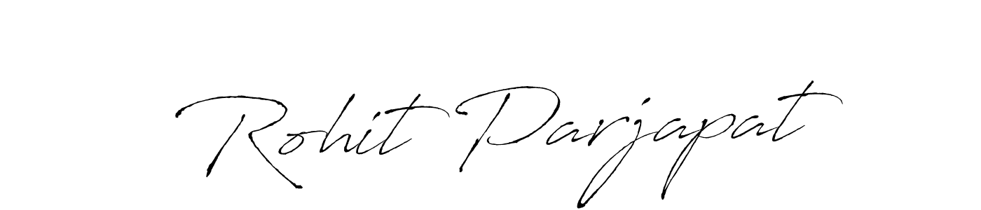 Design your own signature with our free online signature maker. With this signature software, you can create a handwritten (Antro_Vectra) signature for name Rohit Parjapat. Rohit Parjapat signature style 6 images and pictures png