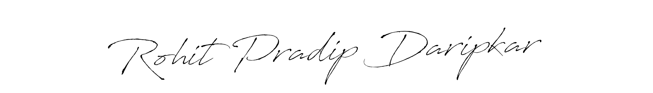 This is the best signature style for the Rohit Pradip Daripkar name. Also you like these signature font (Antro_Vectra). Mix name signature. Rohit Pradip Daripkar signature style 6 images and pictures png