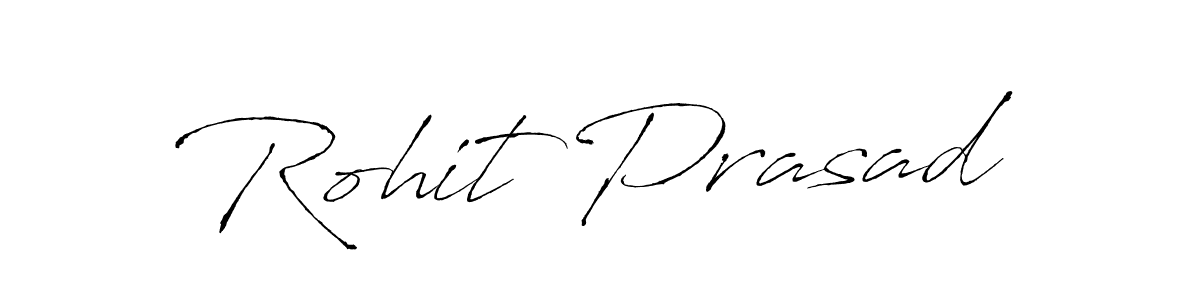 Create a beautiful signature design for name Rohit Prasad. With this signature (Antro_Vectra) fonts, you can make a handwritten signature for free. Rohit Prasad signature style 6 images and pictures png