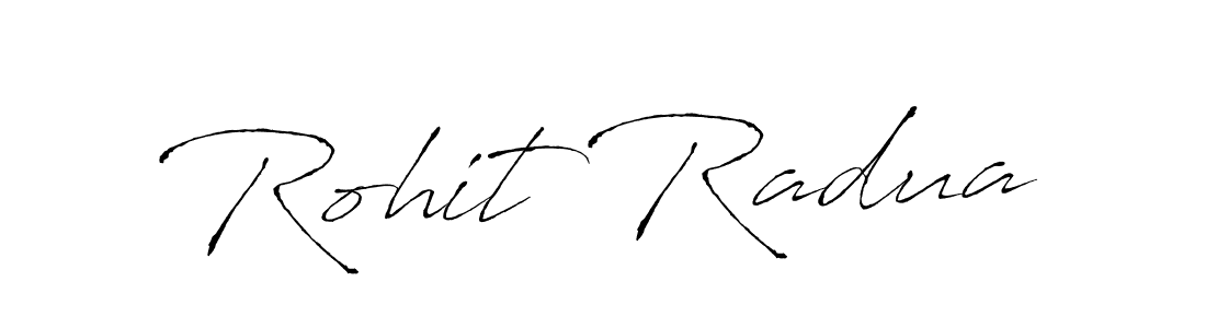 Design your own signature with our free online signature maker. With this signature software, you can create a handwritten (Antro_Vectra) signature for name Rohit Radua. Rohit Radua signature style 6 images and pictures png