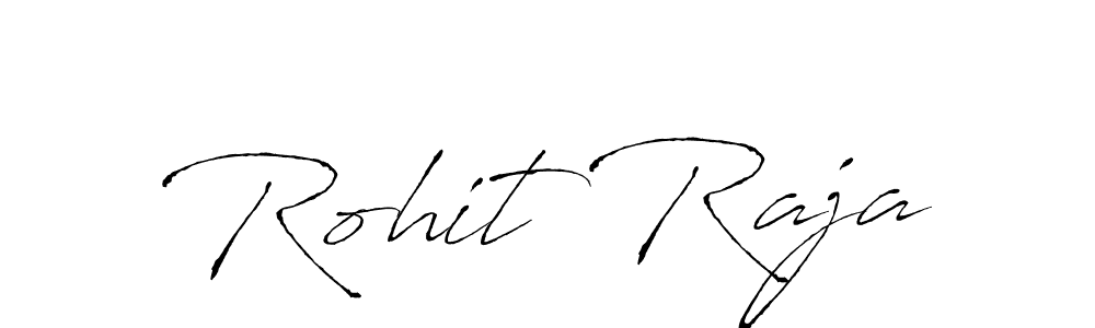 How to make Rohit Raja name signature. Use Antro_Vectra style for creating short signs online. This is the latest handwritten sign. Rohit Raja signature style 6 images and pictures png
