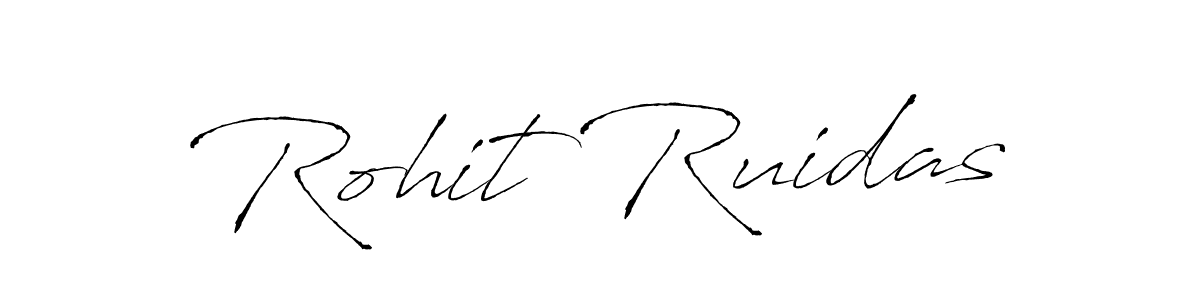 Antro_Vectra is a professional signature style that is perfect for those who want to add a touch of class to their signature. It is also a great choice for those who want to make their signature more unique. Get Rohit Ruidas name to fancy signature for free. Rohit Ruidas signature style 6 images and pictures png