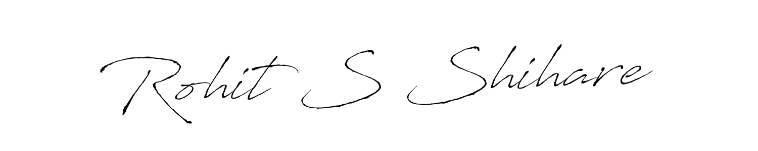 Also You can easily find your signature by using the search form. We will create Rohit S Shihare name handwritten signature images for you free of cost using Antro_Vectra sign style. Rohit S Shihare signature style 6 images and pictures png