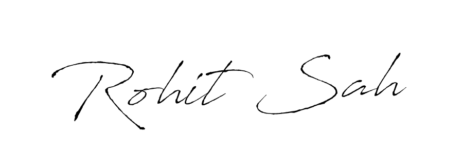 Use a signature maker to create a handwritten signature online. With this signature software, you can design (Antro_Vectra) your own signature for name Rohit Sah. Rohit Sah signature style 6 images and pictures png