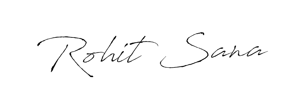 Design your own signature with our free online signature maker. With this signature software, you can create a handwritten (Antro_Vectra) signature for name Rohit Sana. Rohit Sana signature style 6 images and pictures png