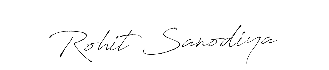 Also we have Rohit Sanodiya name is the best signature style. Create professional handwritten signature collection using Antro_Vectra autograph style. Rohit Sanodiya signature style 6 images and pictures png