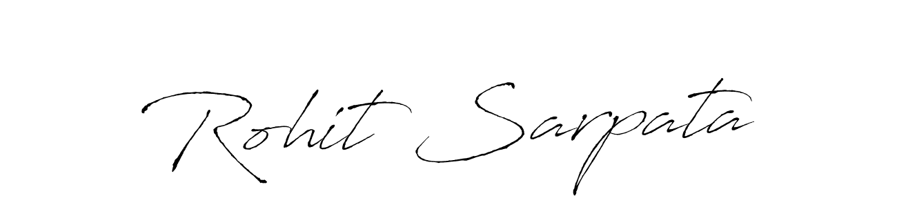 Make a beautiful signature design for name Rohit Sarpata. With this signature (Antro_Vectra) style, you can create a handwritten signature for free. Rohit Sarpata signature style 6 images and pictures png
