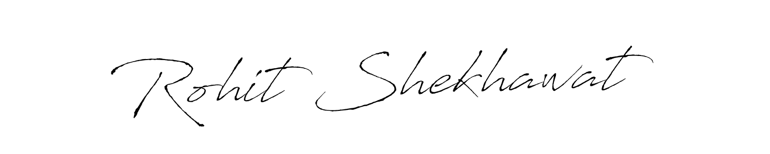 Make a beautiful signature design for name Rohit Shekhawat. With this signature (Antro_Vectra) style, you can create a handwritten signature for free. Rohit Shekhawat signature style 6 images and pictures png