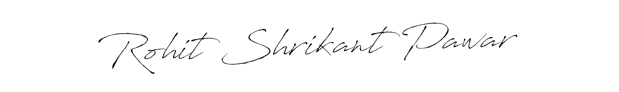 How to make Rohit Shrikant Pawar name signature. Use Antro_Vectra style for creating short signs online. This is the latest handwritten sign. Rohit Shrikant Pawar signature style 6 images and pictures png