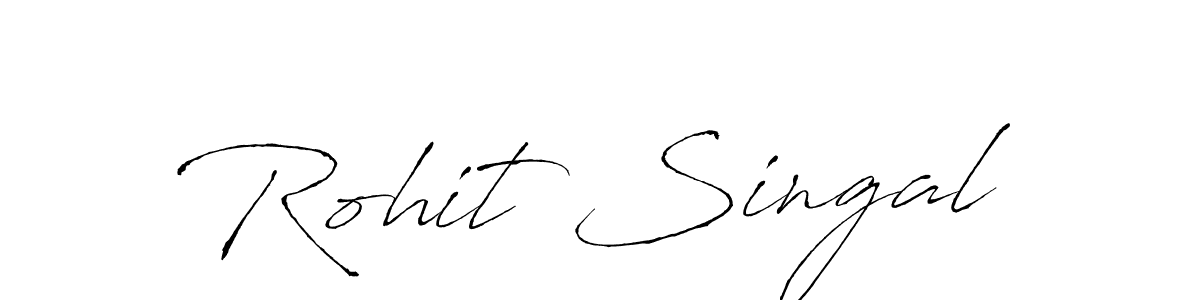 Create a beautiful signature design for name Rohit Singal. With this signature (Antro_Vectra) fonts, you can make a handwritten signature for free. Rohit Singal signature style 6 images and pictures png