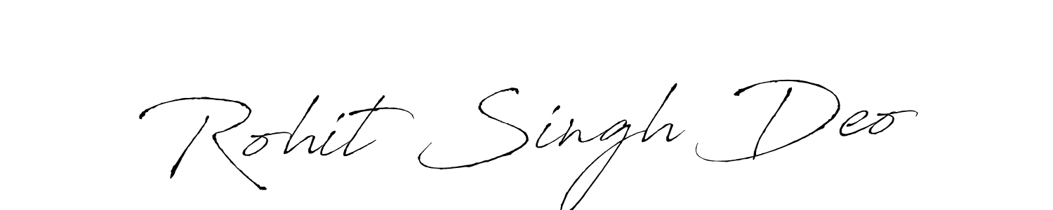 The best way (Antro_Vectra) to make a short signature is to pick only two or three words in your name. The name Rohit Singh Deo include a total of six letters. For converting this name. Rohit Singh Deo signature style 6 images and pictures png
