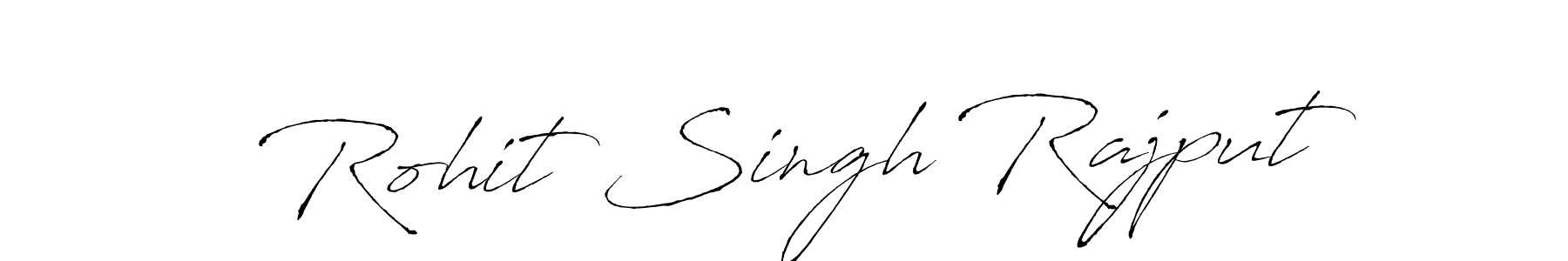 Design your own signature with our free online signature maker. With this signature software, you can create a handwritten (Antro_Vectra) signature for name Rohit Singh Rajput. Rohit Singh Rajput signature style 6 images and pictures png