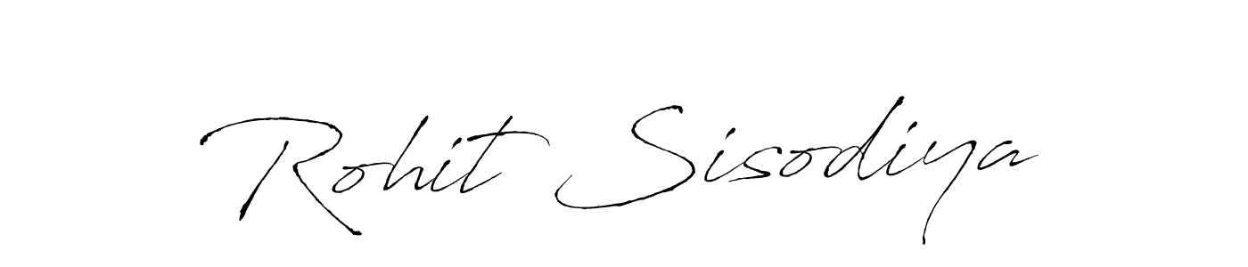 Also we have Rohit Sisodiya name is the best signature style. Create professional handwritten signature collection using Antro_Vectra autograph style. Rohit Sisodiya signature style 6 images and pictures png