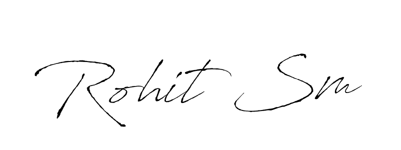 It looks lik you need a new signature style for name Rohit Sm. Design unique handwritten (Antro_Vectra) signature with our free signature maker in just a few clicks. Rohit Sm signature style 6 images and pictures png