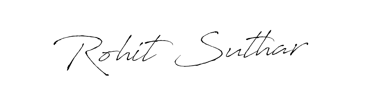 Also we have Rohit Suthar name is the best signature style. Create professional handwritten signature collection using Antro_Vectra autograph style. Rohit Suthar signature style 6 images and pictures png