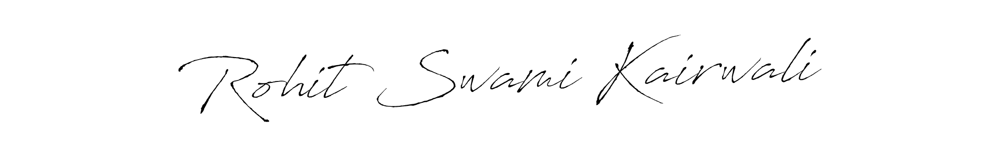 Use a signature maker to create a handwritten signature online. With this signature software, you can design (Antro_Vectra) your own signature for name Rohit Swami Kairwali. Rohit Swami Kairwali signature style 6 images and pictures png