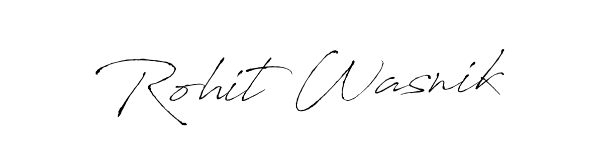 if you are searching for the best signature style for your name Rohit Wasnik. so please give up your signature search. here we have designed multiple signature styles  using Antro_Vectra. Rohit Wasnik signature style 6 images and pictures png