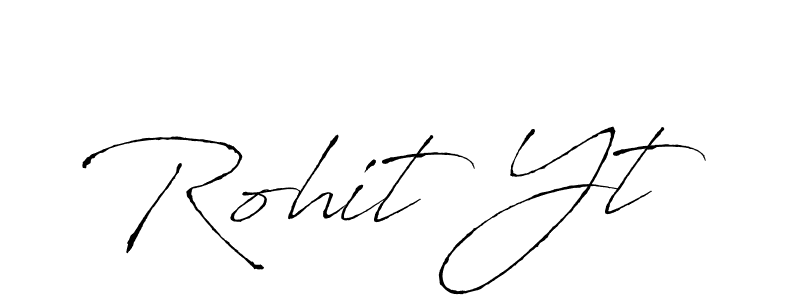 Similarly Antro_Vectra is the best handwritten signature design. Signature creator online .You can use it as an online autograph creator for name Rohit Yt. Rohit Yt signature style 6 images and pictures png