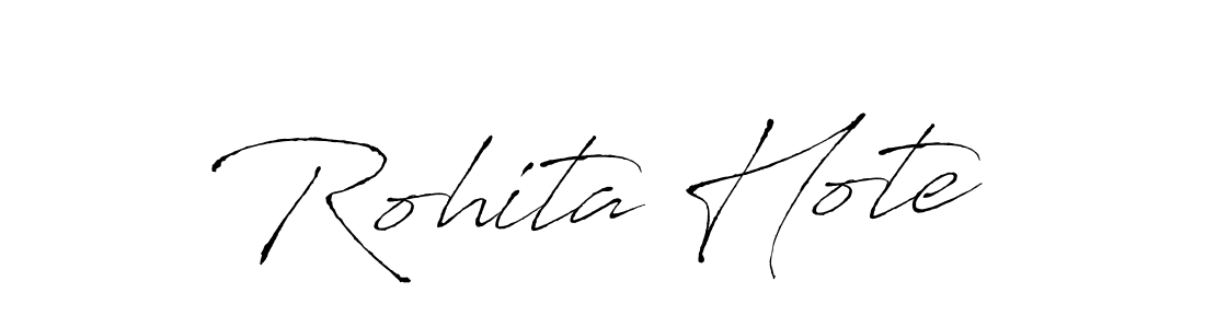 Create a beautiful signature design for name Rohita Hote. With this signature (Antro_Vectra) fonts, you can make a handwritten signature for free. Rohita Hote signature style 6 images and pictures png