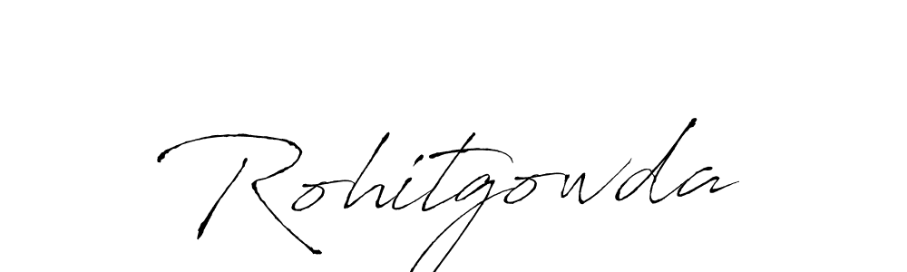 Use a signature maker to create a handwritten signature online. With this signature software, you can design (Antro_Vectra) your own signature for name Rohitgowda. Rohitgowda signature style 6 images and pictures png