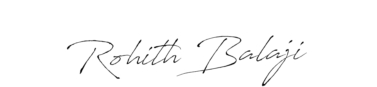 Create a beautiful signature design for name Rohith Balaji. With this signature (Antro_Vectra) fonts, you can make a handwritten signature for free. Rohith Balaji signature style 6 images and pictures png